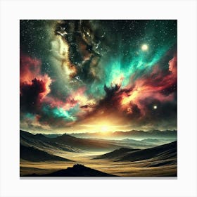 Galaxy In The Sky 12 Canvas Print