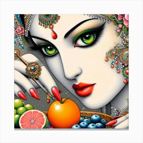 Exotic Beauty Artwork 136 Canvas Print