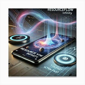 A Futuristic Smartphone, Astro Vx Infinity, Showca Canvas Print