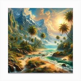 Tropical Paradise Canvas Print