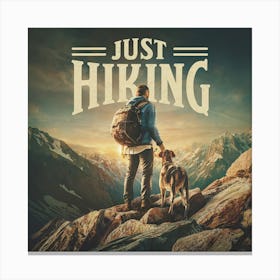 Just Hiking Canvas Print