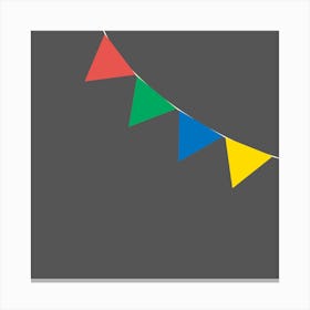 Colorful Bunting Canvas Print