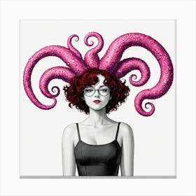 Octopus Head 1 Canvas Print