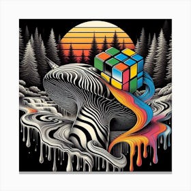 Rubik'S Cube 6 Canvas Print