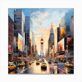 Times Square Canvas Print