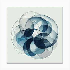 Abstract Circles 17 Canvas Print