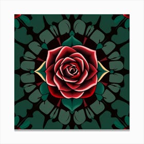 Red Rose Canvas Print