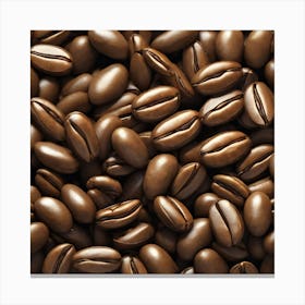 Coffee Beans Background 6 Canvas Print