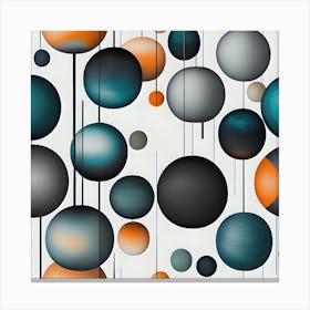 Abstract Spheres Canvas Print