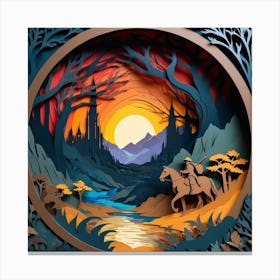 Lord Of The Rings 3 Canvas Print