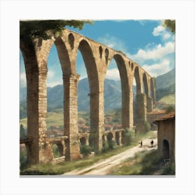 Aqueduct 1 Canvas Print