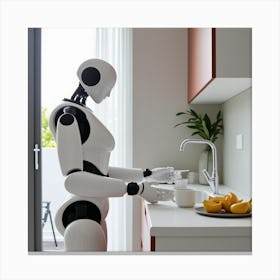 Asm A Smart Robot Wash The Dishes Inside A Smart Home 82687ec9 6d14 4581 Bc12 83fb6de13cf8 Canvas Print