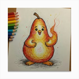 Pear! 5 Canvas Print