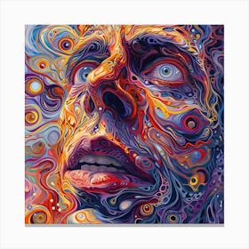 Abstract Psychedelic Painting 1 Canvas Print