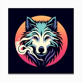 Wolf Logo Canvas Print