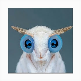 Moth With Blue Eyes Canvas Print