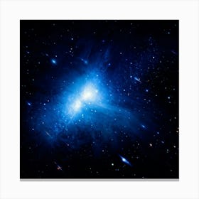 Cosmos Themed Illustration Capturing The Essence Of Elemental Magic With A Bright Double Star Patte (7) Canvas Print