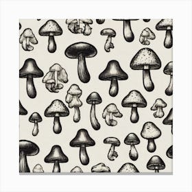 Mushroom Print 3 Canvas Print