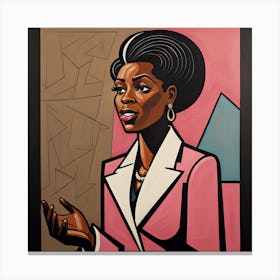 Mrs Johnson Canvas Print