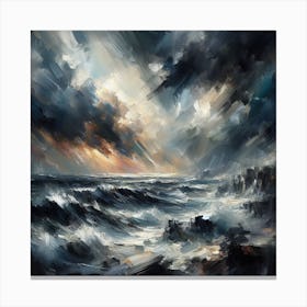 Stormy Seas Canvas Print