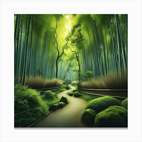 Bamboo Forest 16 Canvas Print