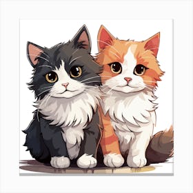 Cute Kittens Canvas Print