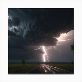 Towards the storm Canvas Print