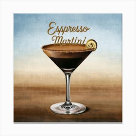 Espresso Martini Canvas Print