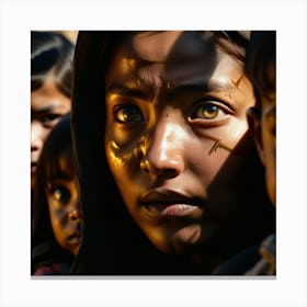 Nepali Children Canvas Print