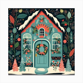 Christmas House 4 Canvas Print