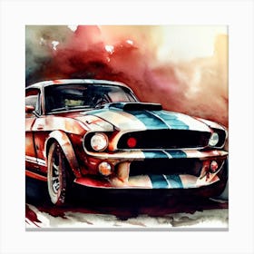 Shelby Gt500 Canvas Print