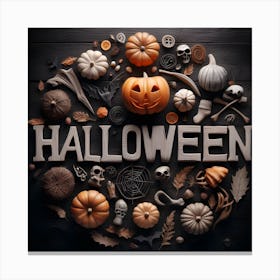 Halloween Pumpkins 1 Canvas Print