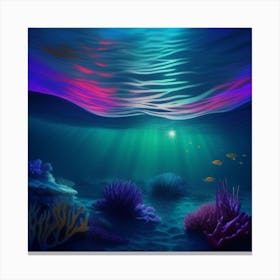 Underwater Seascape 2 Canvas Print