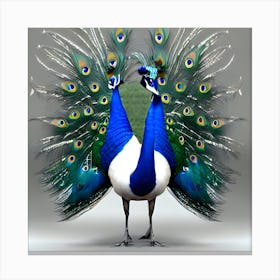 Peacock 8 Canvas Print