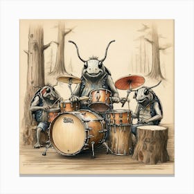 Beetle Band 1 Canvas Print