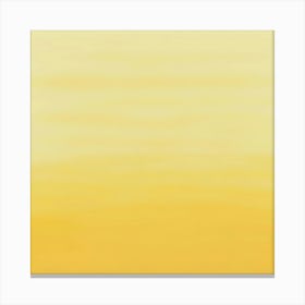 Yellow Sunrise Canvas Print