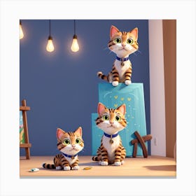 Cats Canvas Print