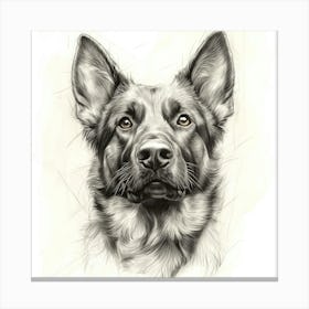 German Shepherd Canvas Print