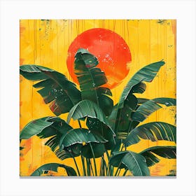 Banana Leaves Canvas Print