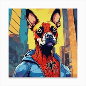 Spider - Man Dog 1 Canvas Print
