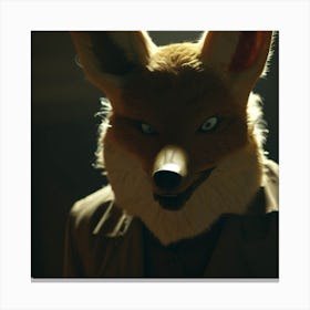 Fox Mask Canvas Print