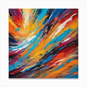 Unreal Abstract Painting Canvas Print