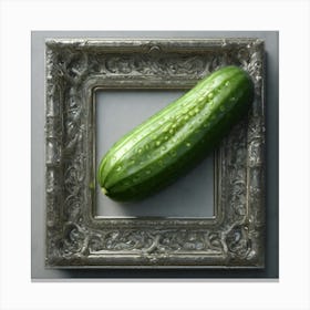 Cucumber In A Frame 1 Canvas Print