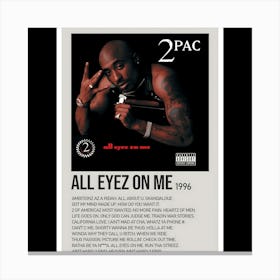 All Eyez On Me – 2Pac (1996) Canvas Print