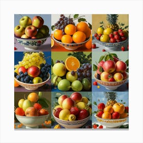 Fruit Bowls 1 Canvas Print