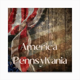 America,Pennsylvania design HD.8 Canvas Print