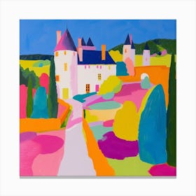Colourful Gardens Chateau De Villandry Gardens France 2 Canvas Print