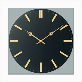 Wall Clock 4 Canvas Print