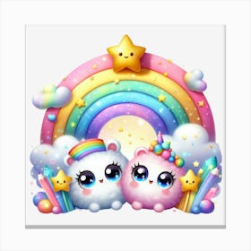 Cute Kawaii Canvas Print