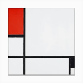 Red Squares Canvas Print